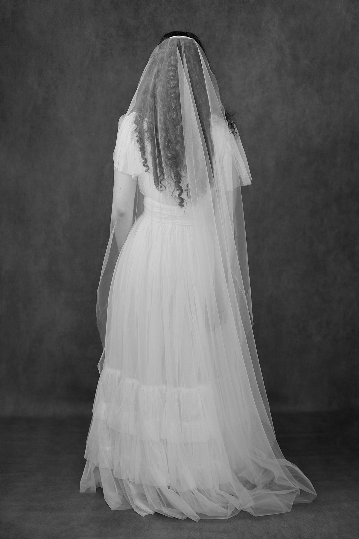 Barely There Wedding Veil - &#39;Skylar&#39;